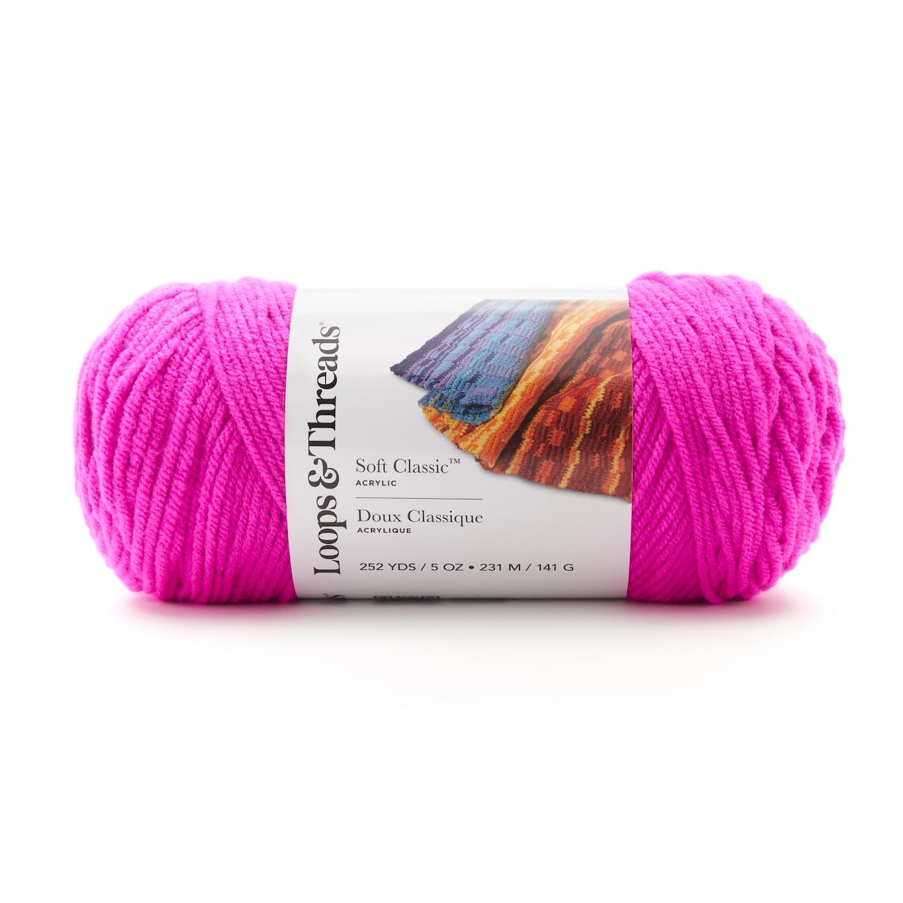 12 Pack: Soft Classic™ Neon Yarn by Loops & Threads®